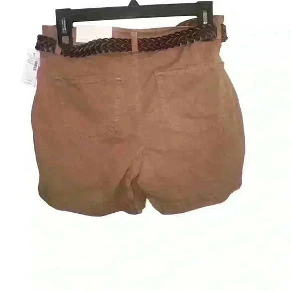 Maurices Belted Utility Weekender Shorts Toffee Size 4 NWT - Picture 3 of 4